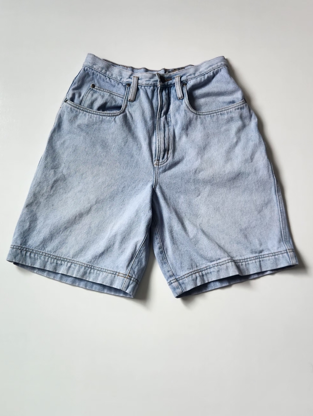 Vintage Light Blue Denim Men's Shorts